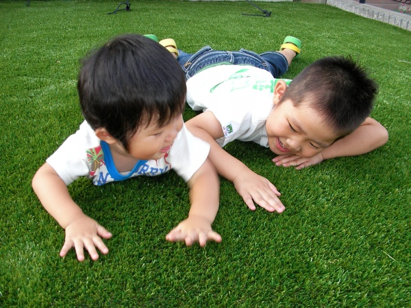 子供二人